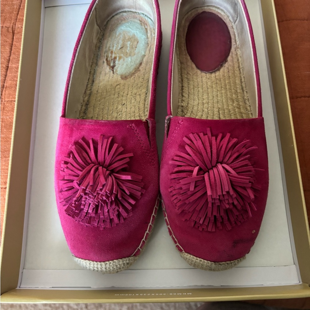 Michael Kors Fuchsia Espadrilles with Fringe